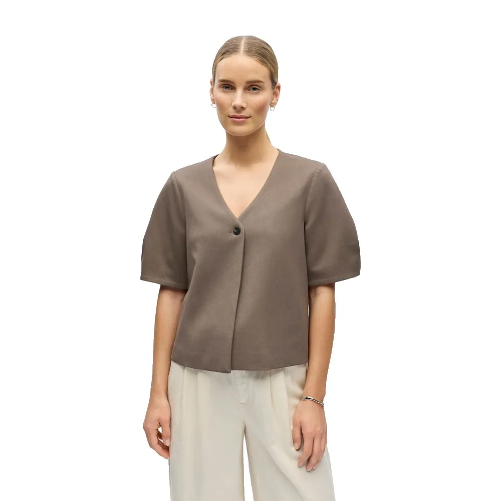 

Блейзер Object Lisa Regular, коричневый