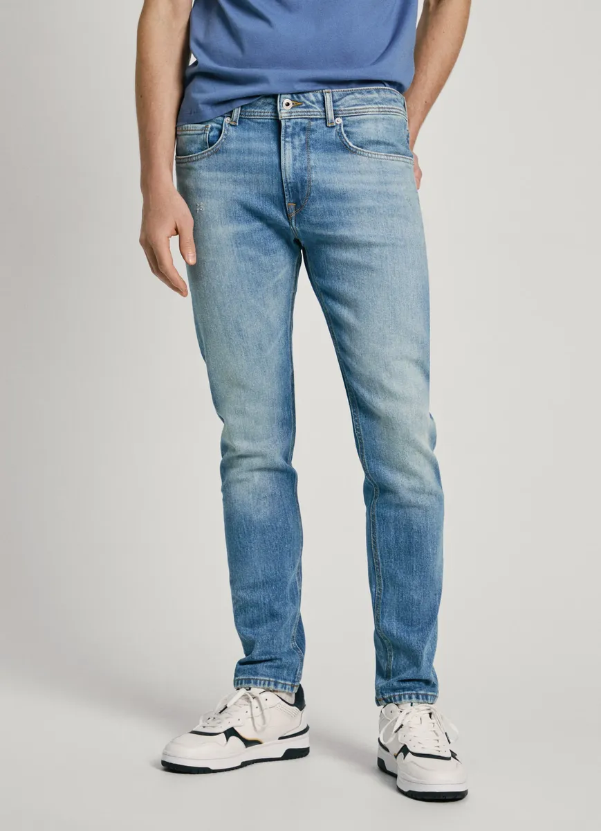 

Джинсы зауженного кроя Pepe Jeans "TAPERED JEANS", цвет Bleach Destroy