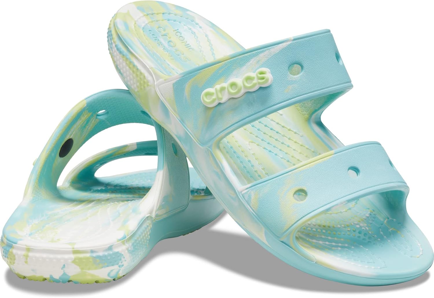 

Сандалии Crocs Unisex Classic для взрослых с двумя ремешками, мультиколор