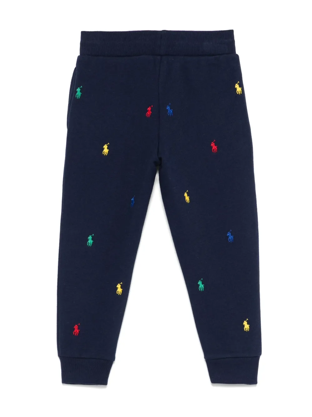 Спортивные брюки с логотипом Polo Pony POLO RALPH LAUREN KIDS, синий — фото 2