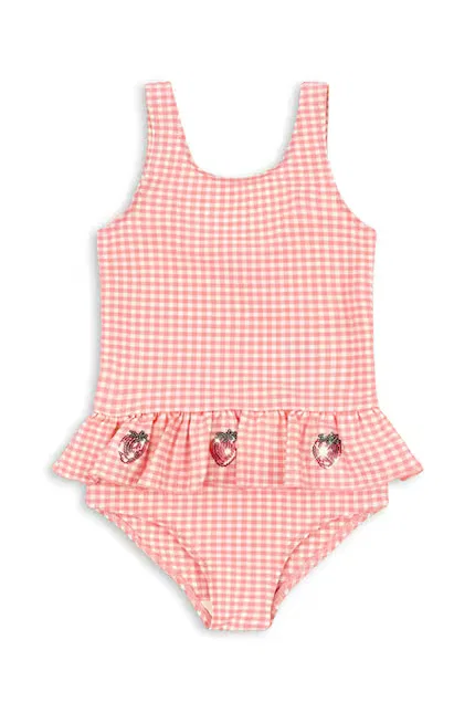 Купальник детский цельный Etta Swimsuit Konges Sløjd, розовый