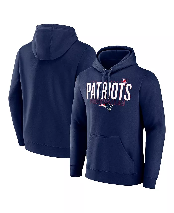 

Мужской синий худи с контуром пилона New England Patriots Fanatics