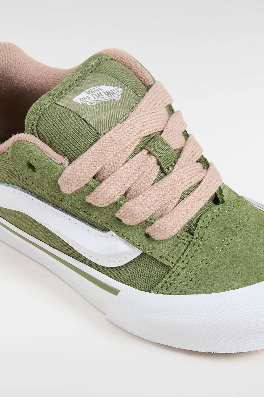 Кроссовки Knu Skool Kids Vans, зеленый — фото 4