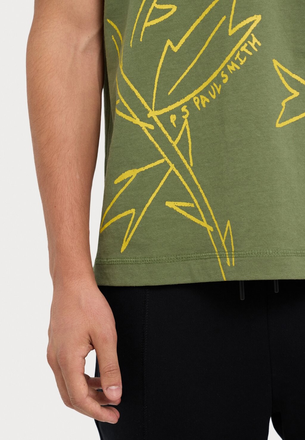 

Футболка с принтом SKETCH PS Paul Smith, зеленый