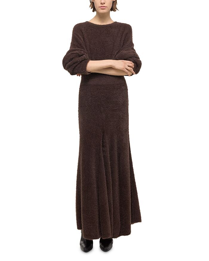 

Юбка Helmut Lang в стиле гранж, коричневый