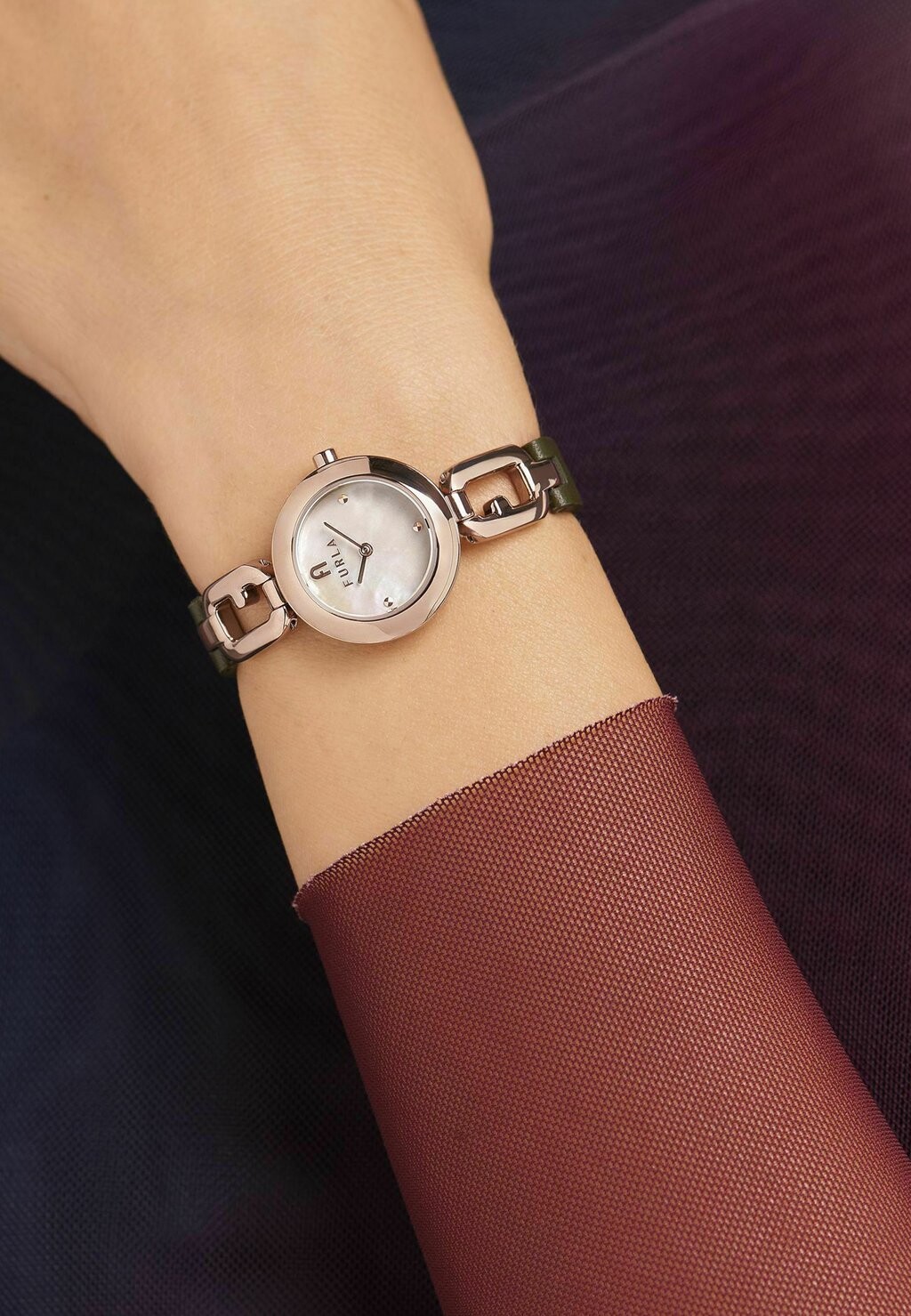 

Часы FURLA ARCO CHAIN Furla, зеленый