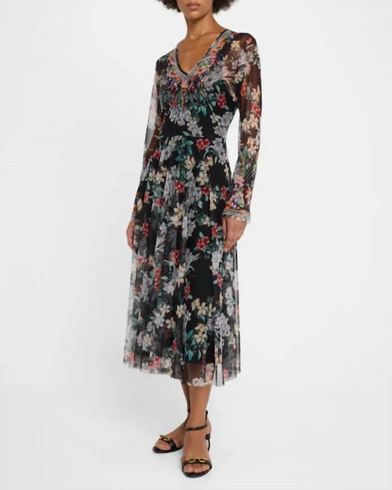 

Платье Mazzy расклешенное (слип) в сетке Borta Johnny Was, Borta Net