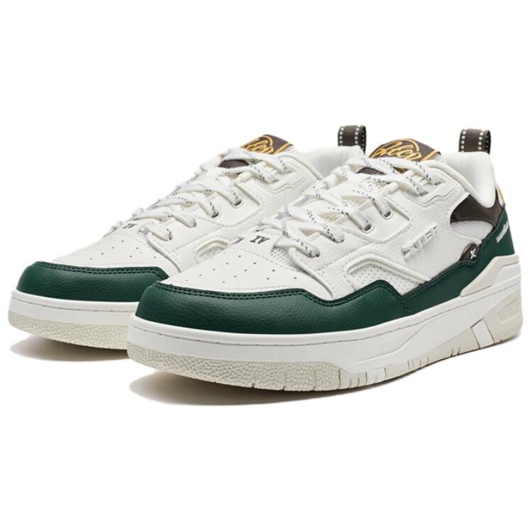 Кроссовки XTEP Skateboarding Shoes Men Low-top Green/White, зеленый — фото 3