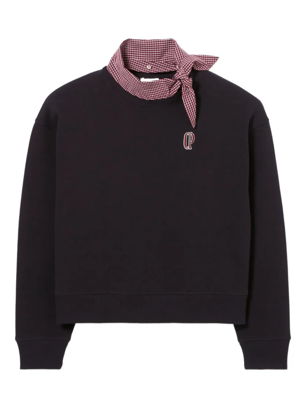 

Свитшот с вышитым логотипом Claudie Pierlot, синий