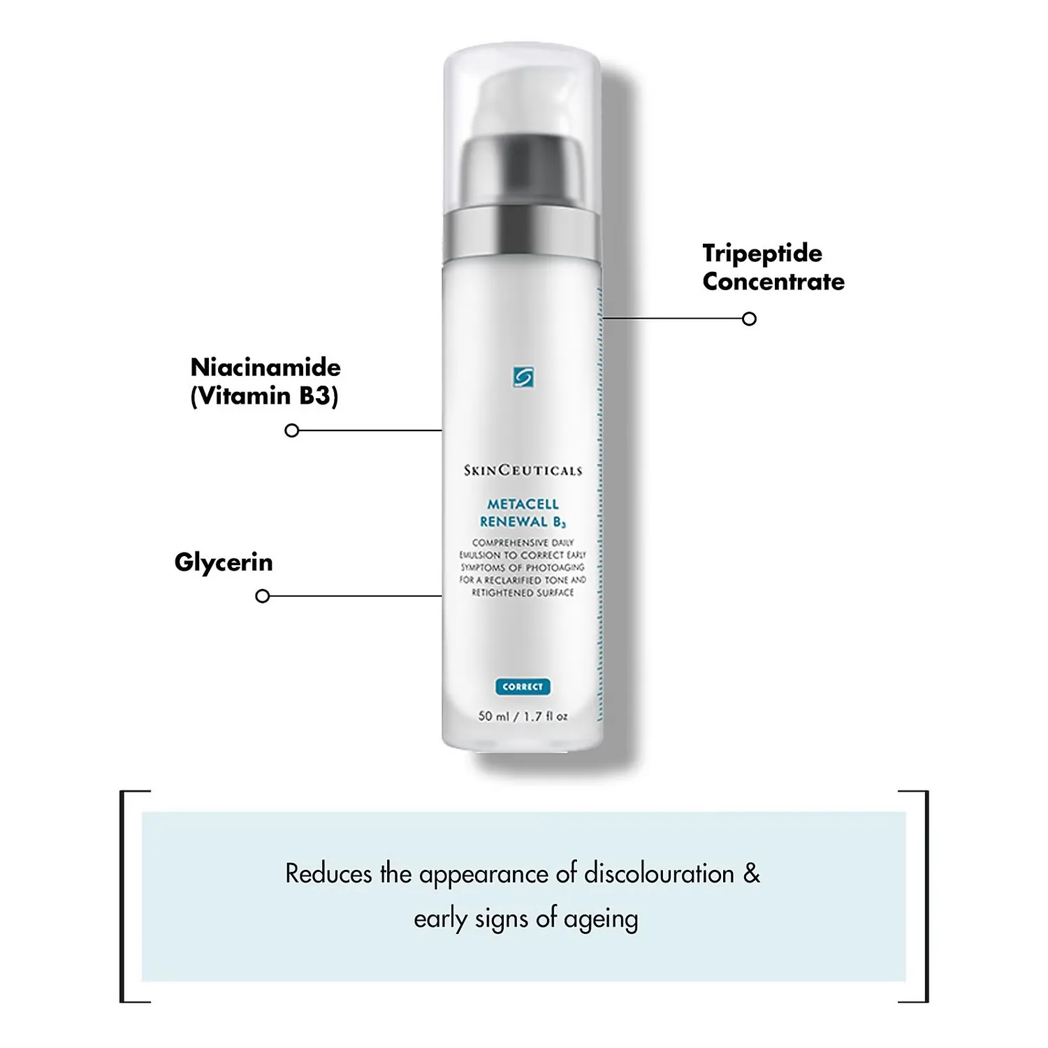 Эмульсия Skinceuticals — Metacell Renewal B3 Увлажняющая, 50 мл — фото 4