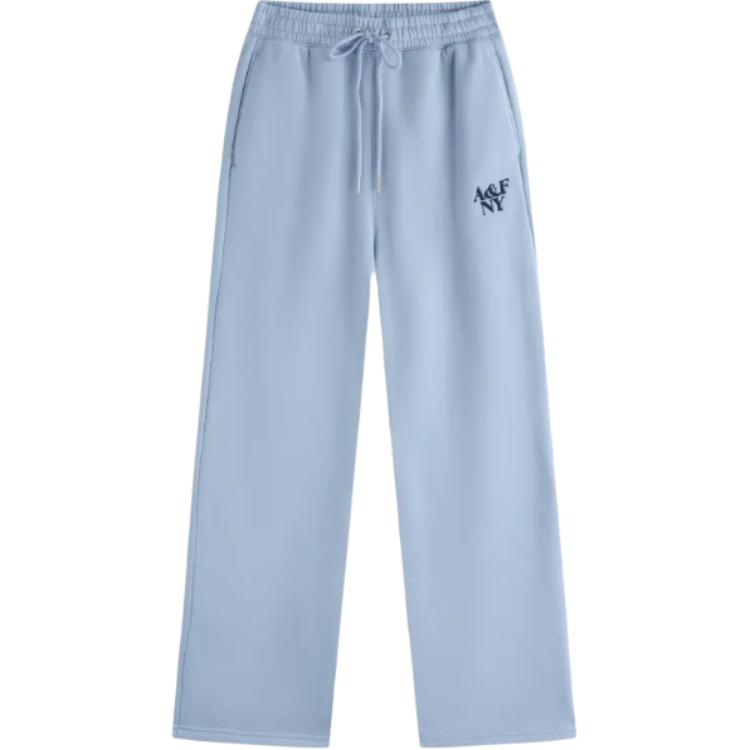 

Вязаные спортивные штаны Women's Abercrombie＆Fitch, синий