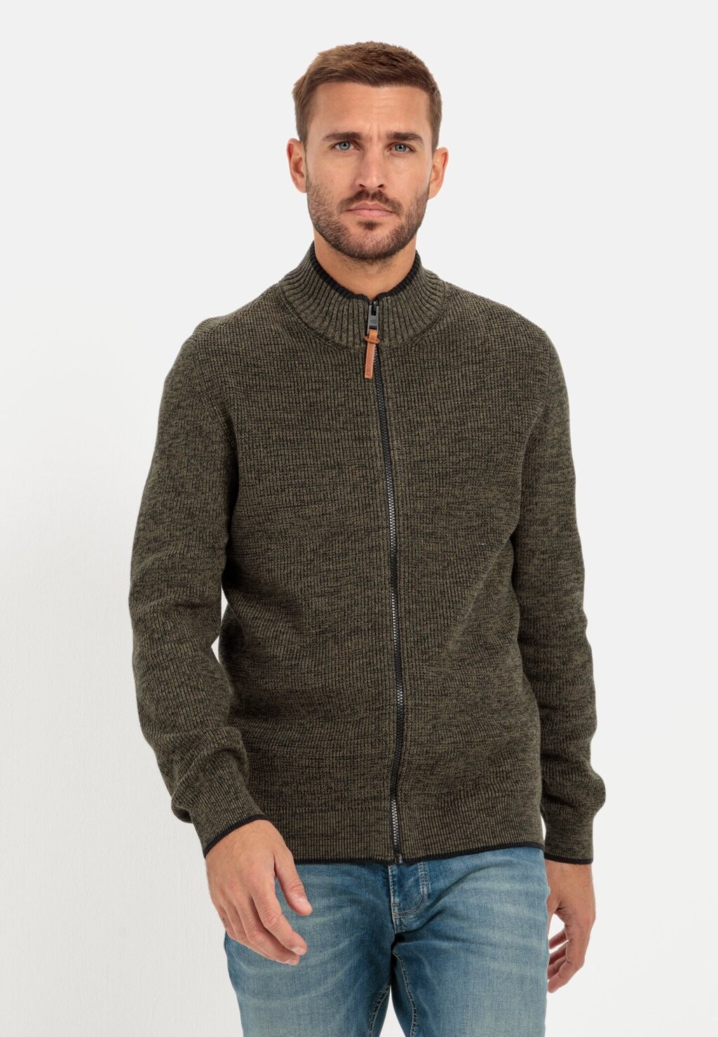 

Кардиган AUS EINEM SOFTEN camel active, цвет dark khaki