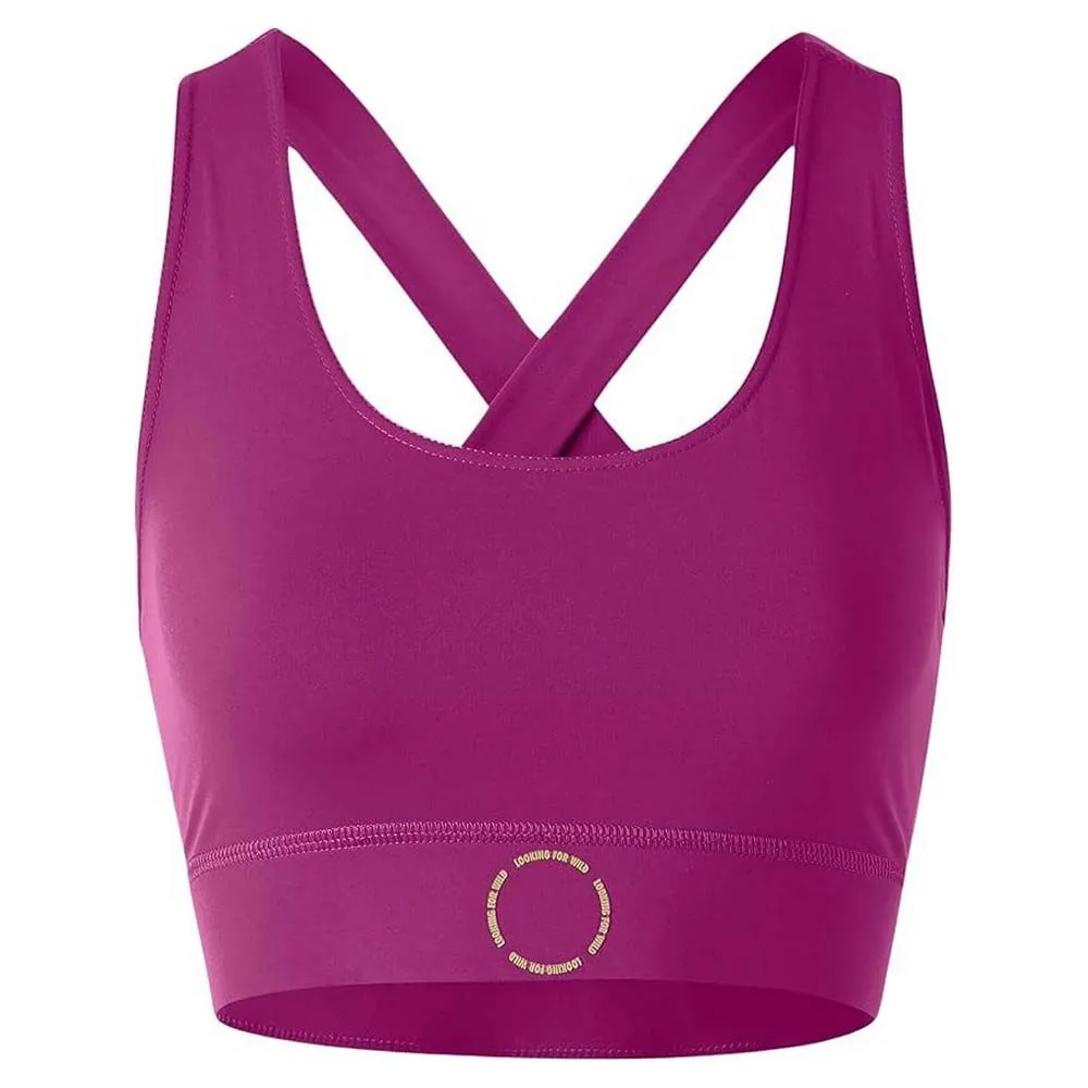 

Спортивный бюстгальтер Looking For Wild Annita sports bra, фиолетовый