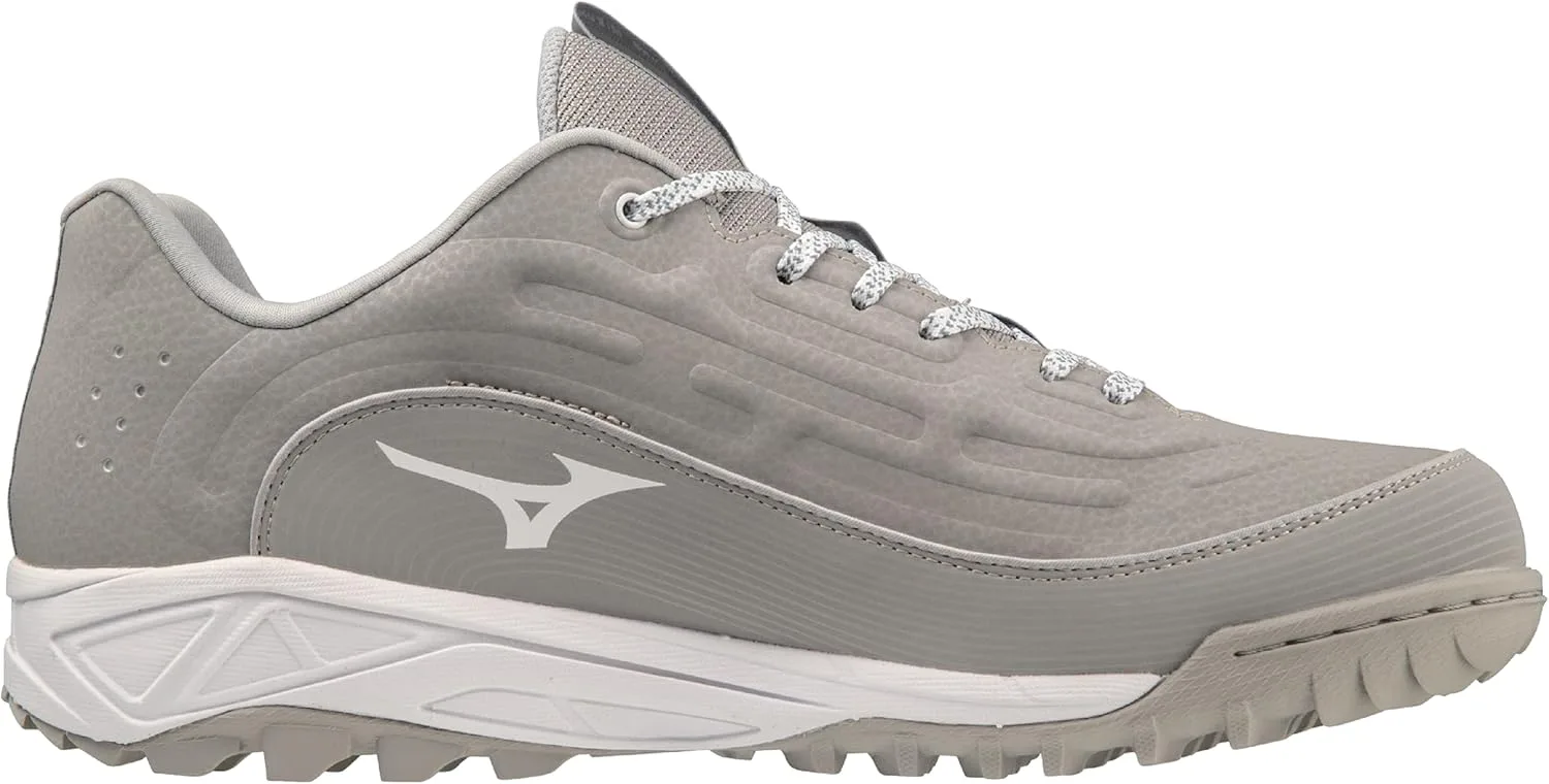 Мужские бейсбольные бутсы Mizuno Ambition 3 Bb Low As, белый/серый — фото 2