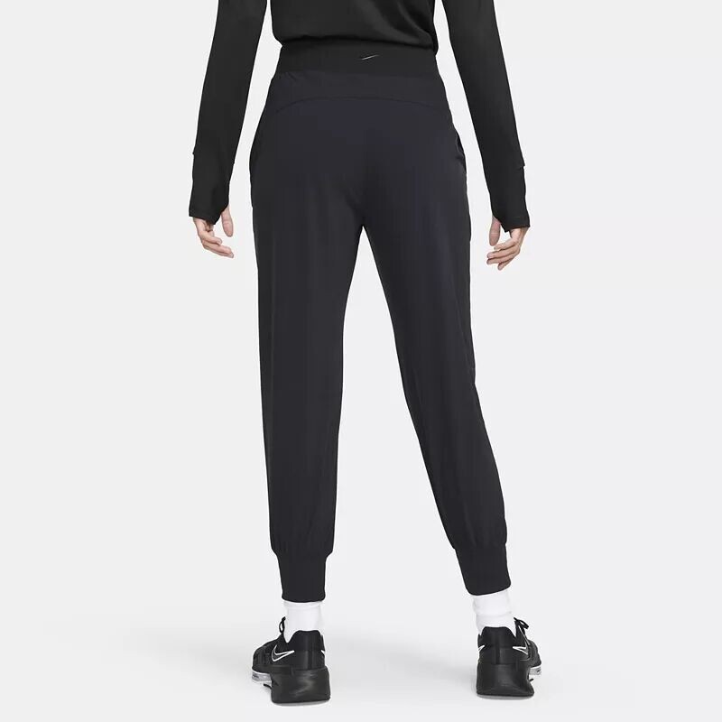 Женские джоггеры Nike Dri-FIT Bliss со средней посадкой, размер 7/8, черный — фото 3