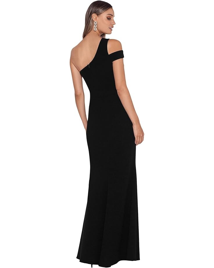 

Платье XSCAPE Long Scuba Crepe One Shoulder Strap, черный
