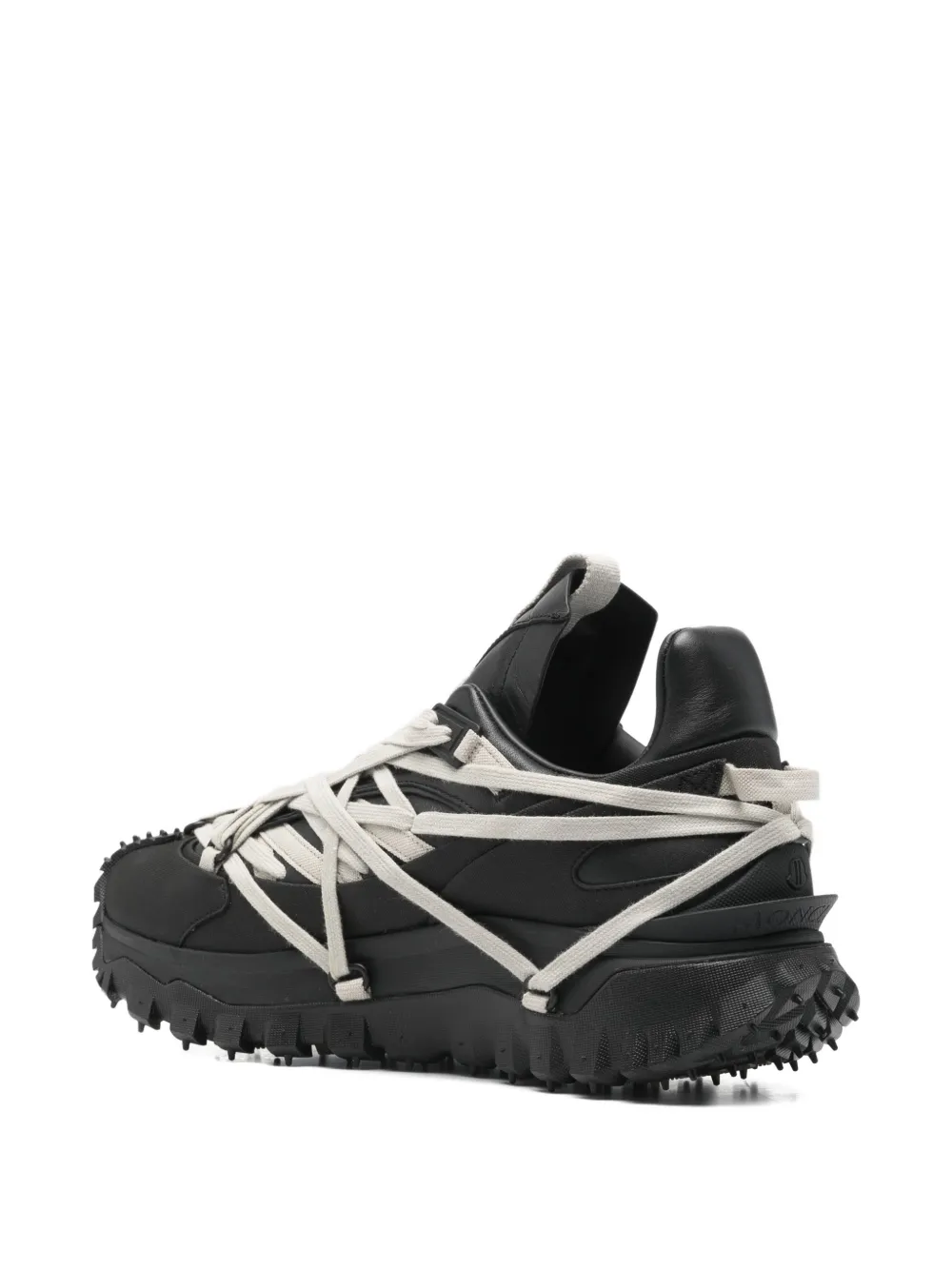 Кроссовки Trailgrip Megalace на массивной подошве Moncler + Rick Owens, черный — фото 3