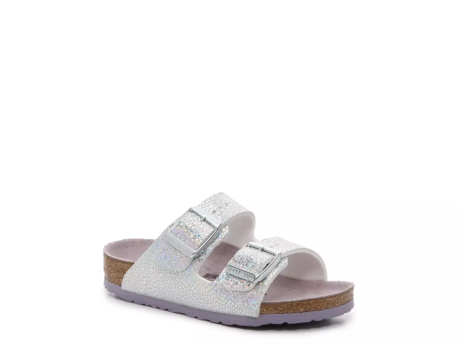 

Сандалии Arizona - детские Birkenstock, Silver Metallic