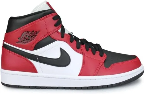 Мужские кроссовки Jordan Air 1 Mid Hi-Top NIKE, Gym Red