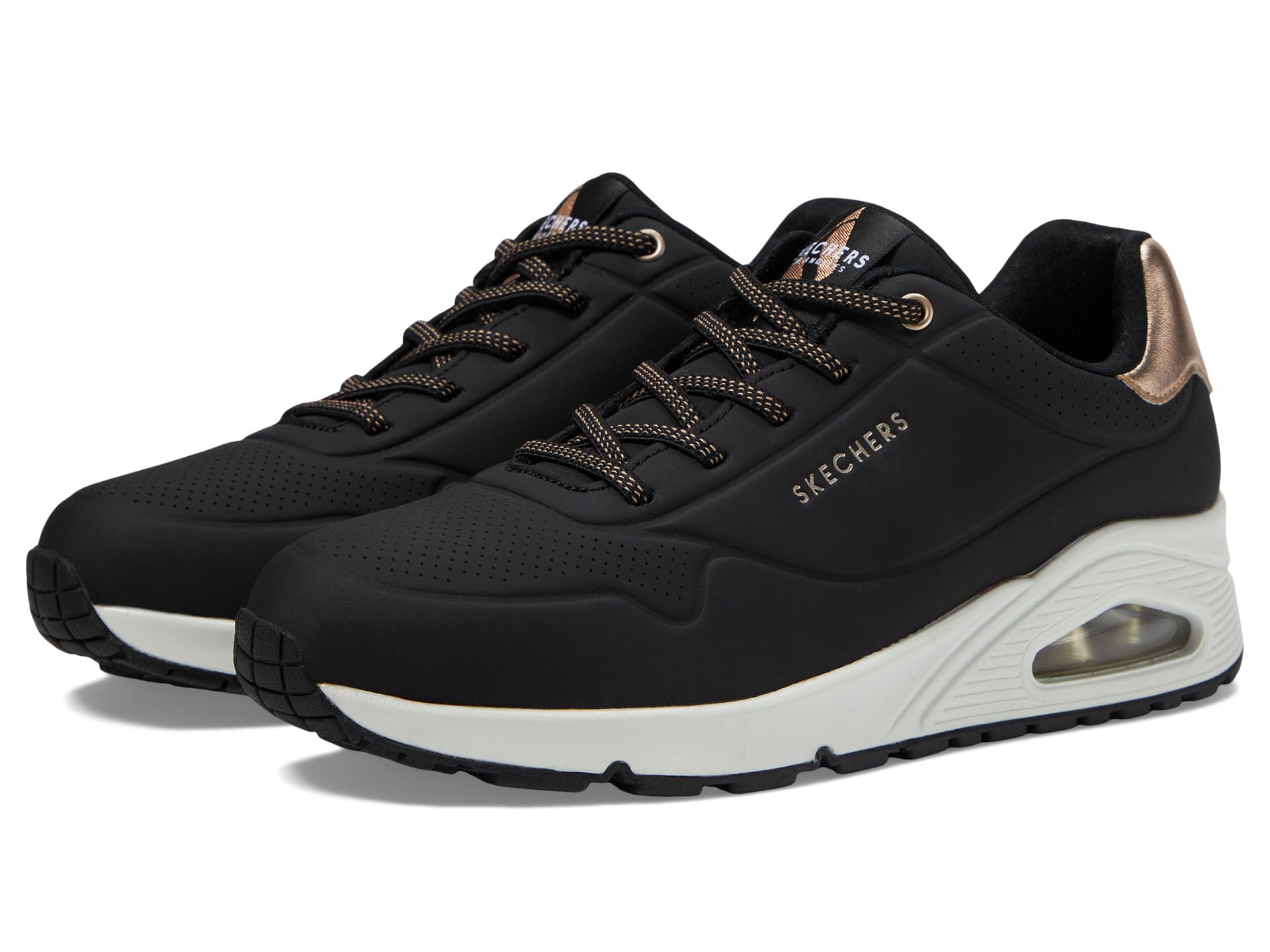 Кроссовки SKECHERS Uno - Shimmer Away, черный