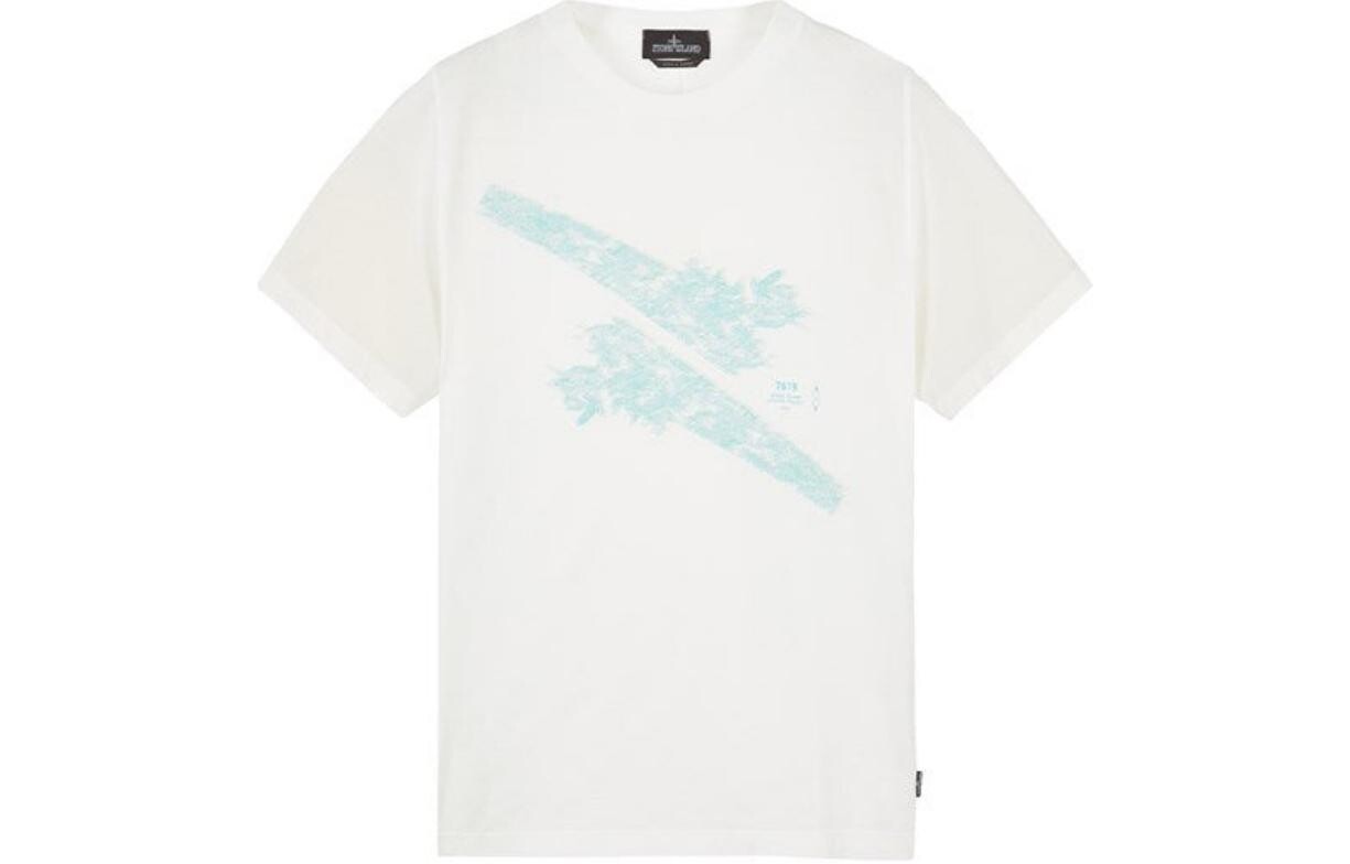 

Футболка мужская белая Stone Island, белый