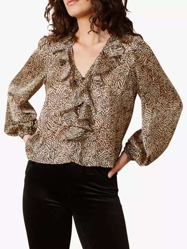 

Топ Traffic People Thrill Frill Collar, черный