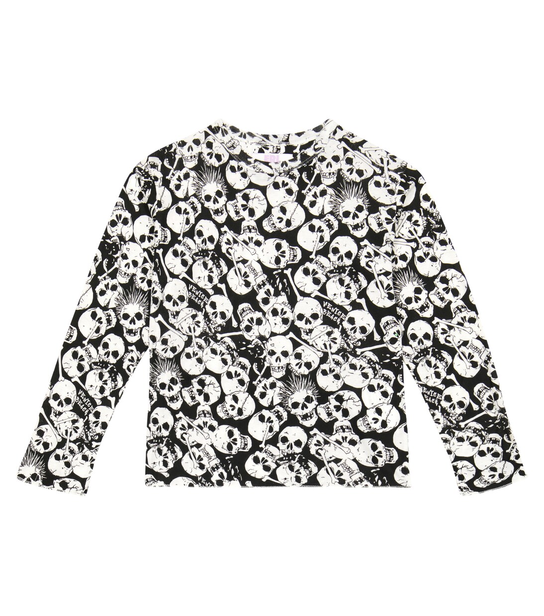 

Футболка из хлопка с принтом ERL Kids, Skull Print