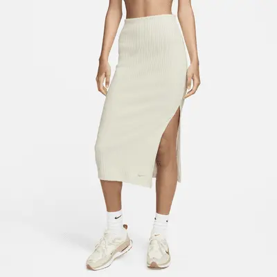 

Юбка Nike Sportswear Chill Rib, цвет Light Orewood Brown/Light Orewood Brown