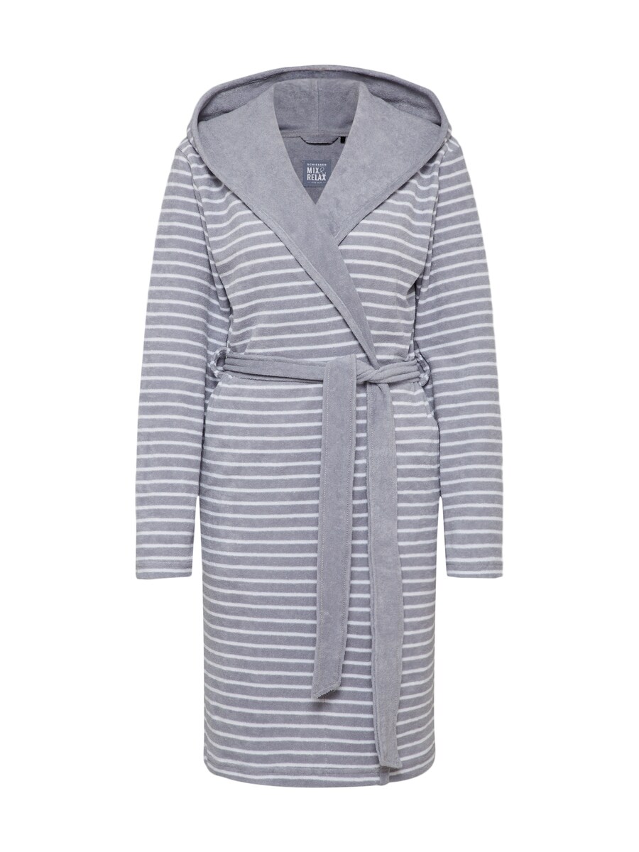 

Халат SCHIESSER Regular Short Bathrobe, пятнистый серый