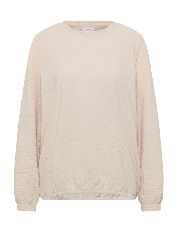 

Cecil Блузка с длинными рукавами жемчужно-бежевого цвета