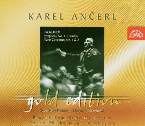 

CD диск Prokofiev / Ancerl / Richter / Baloghova: Ancerl Gold Edition 10: Symphony 1 / Piano Ctos