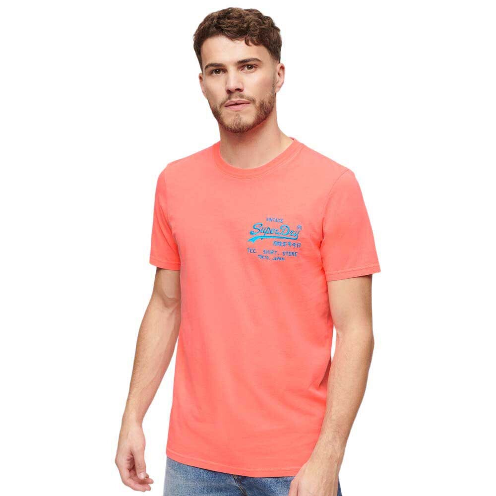 

Футболка с коротким рукавом Superdry Neon Vl, оранжевый