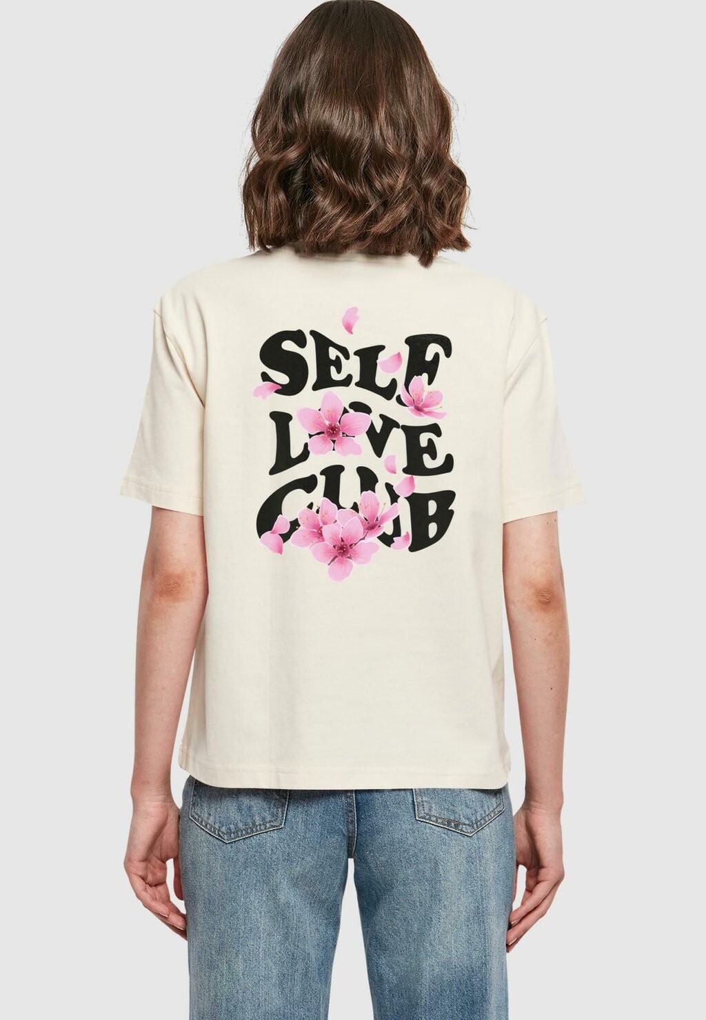 

Футболка с принтом SELF LOVE CLUB TEE Mister Tee, белый