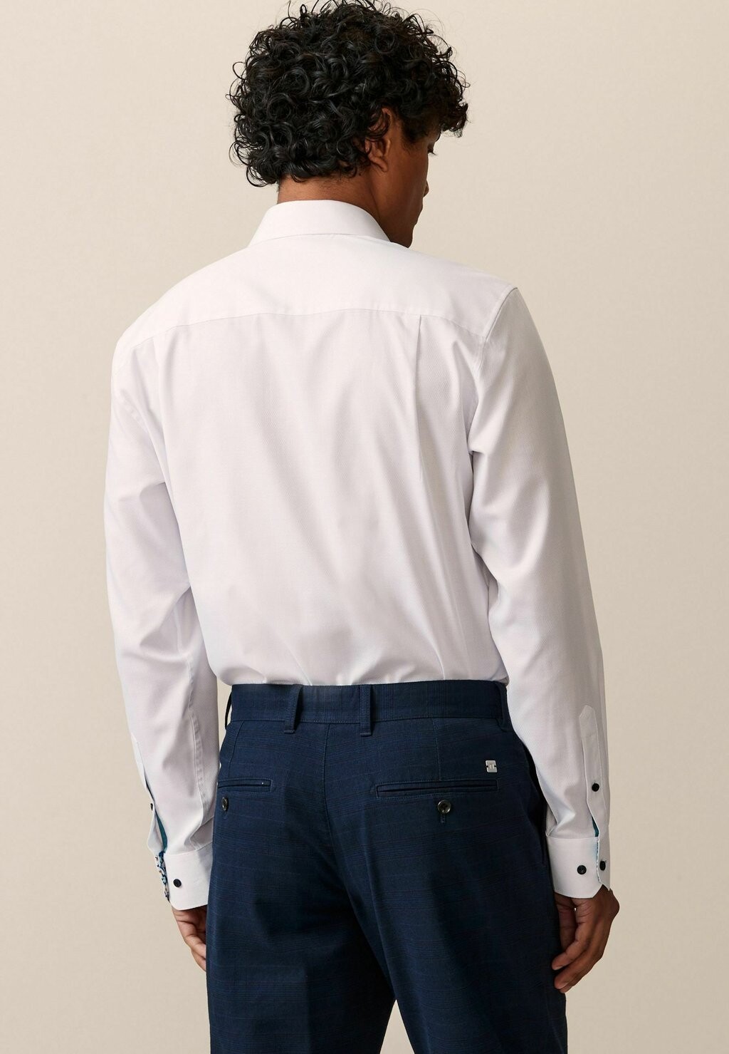 

Рубашка TRIMMED DOUBLE COLLAR CUFF Next, белый