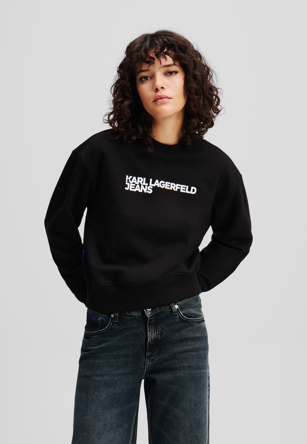 

Толстовка REG ESSENTIAL LOGO Karl Lagerfeld Jeans, черный