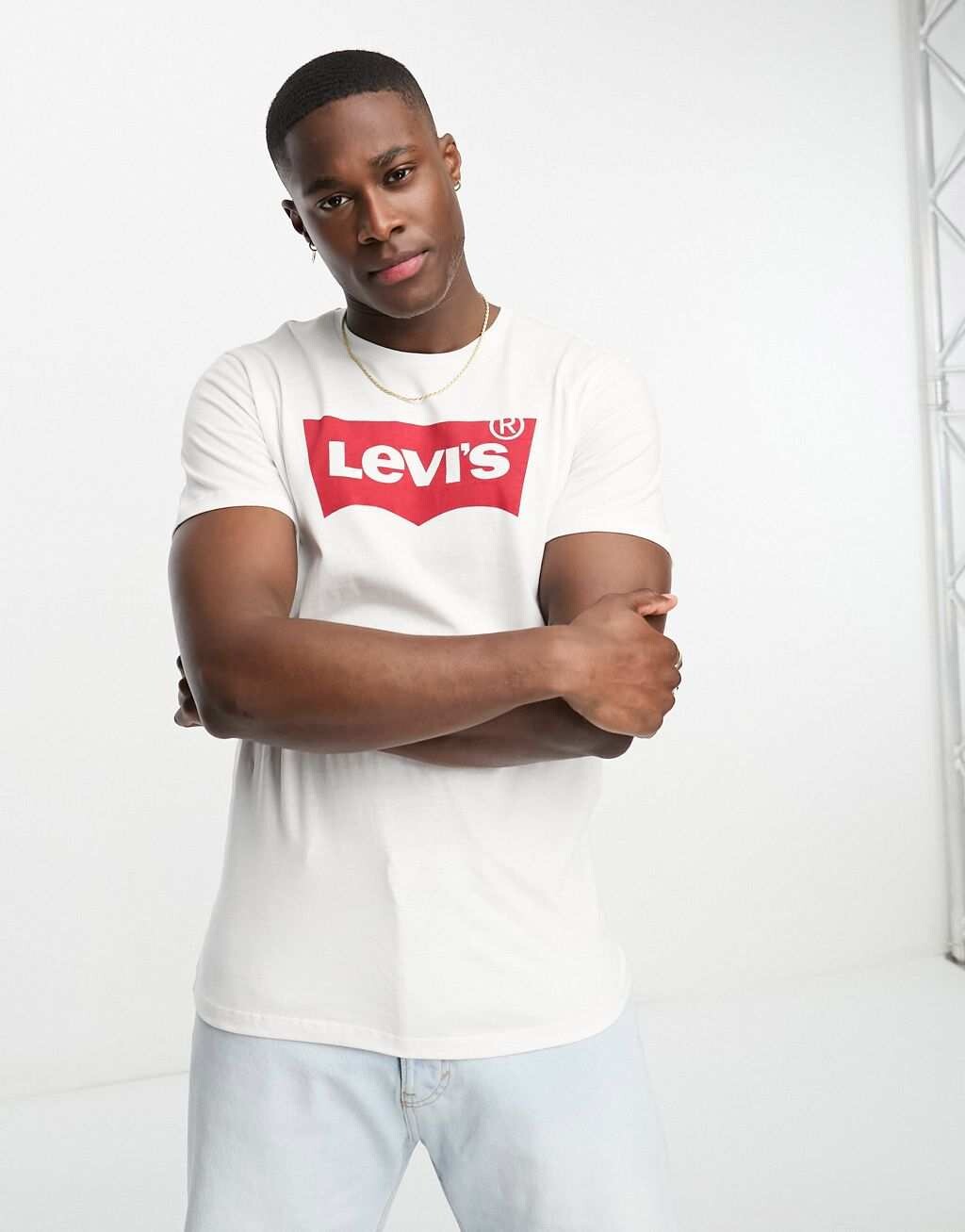 

Футболка Levi's «летучая мышь» белая, Белый, Футболка Levi's «летучая мышь» белая