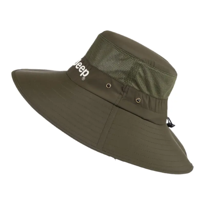 

Полиэстеровая панама Unisex Jeep, army зеленый bucket hat+черный cooling arm sleeves