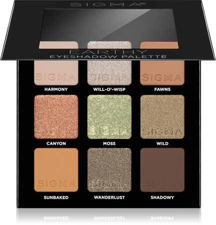 

Палитра теней для век Sigma Beauty Party on The Go, Earthy 9 g
