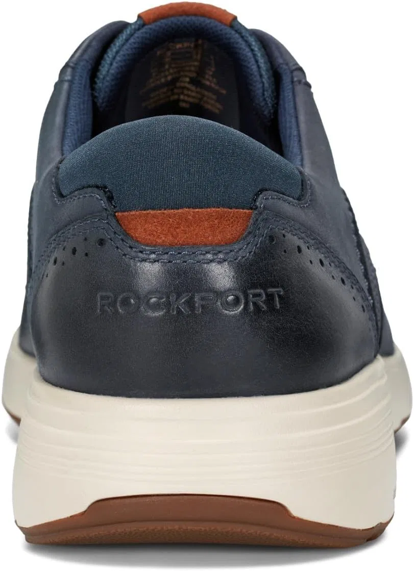 Мужские оксфорды Rockport Noah Wingtip, Dark Blue Leather — фото 2