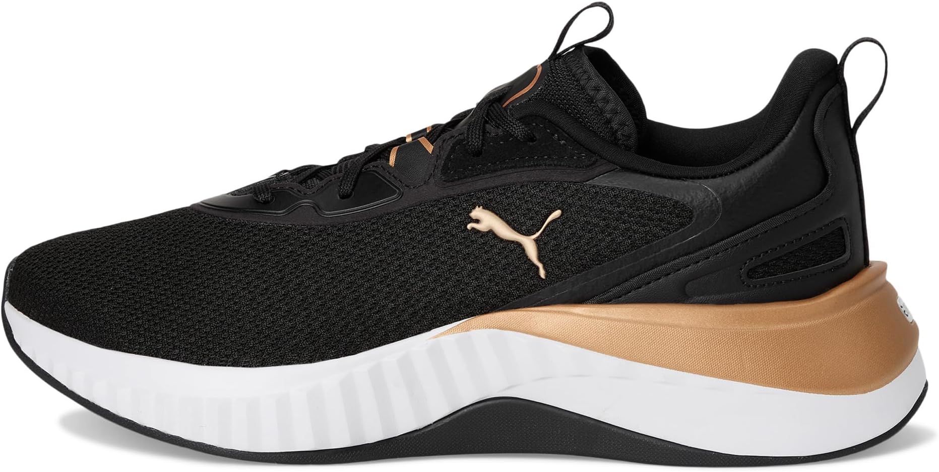 Кроссовки PUMA Softride Sera Cross Training Shoes, цвет Black/Gold — фото 4