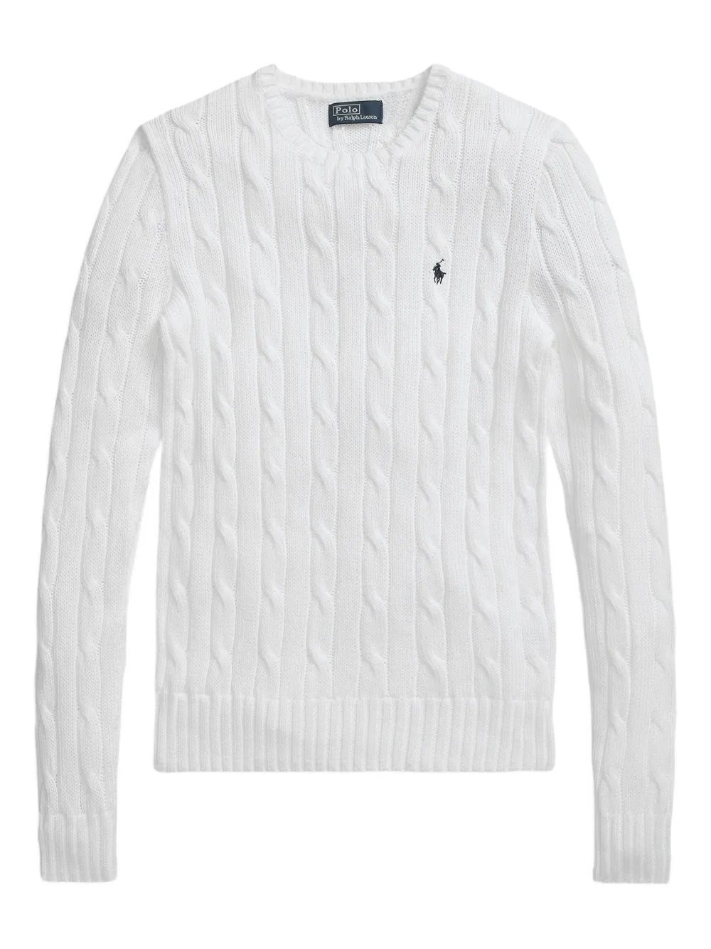 

Пуловер с косой вязкой POLO RALPH LAUREN, белый