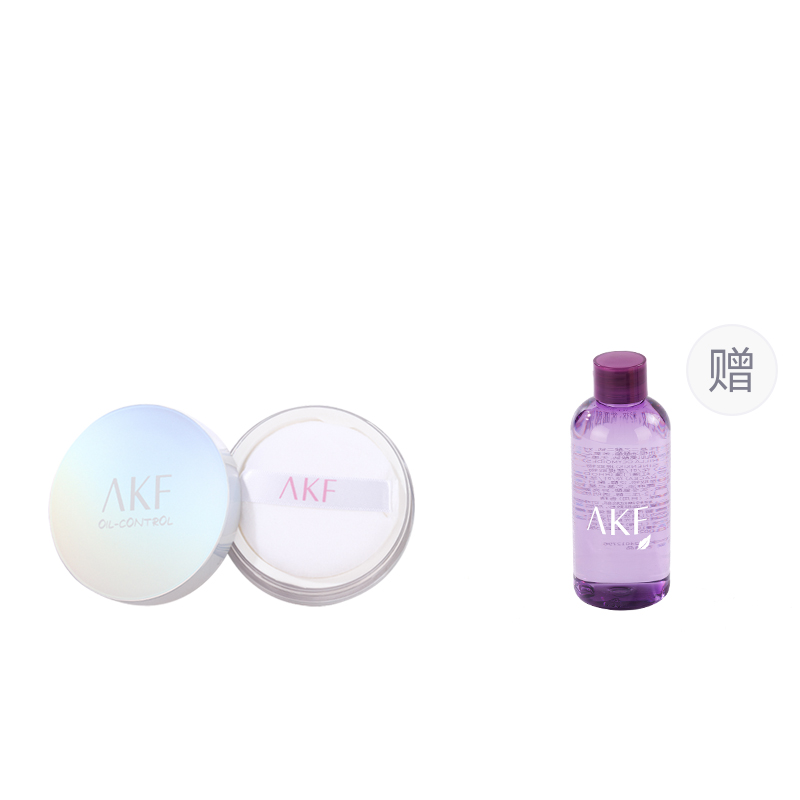 

Водостойкая и влагостойкая рассыпчатая пудра для контроля жира без переноса 10г AKF, 03 Transparent Bare Skin Color+Makeup Remover 45ml