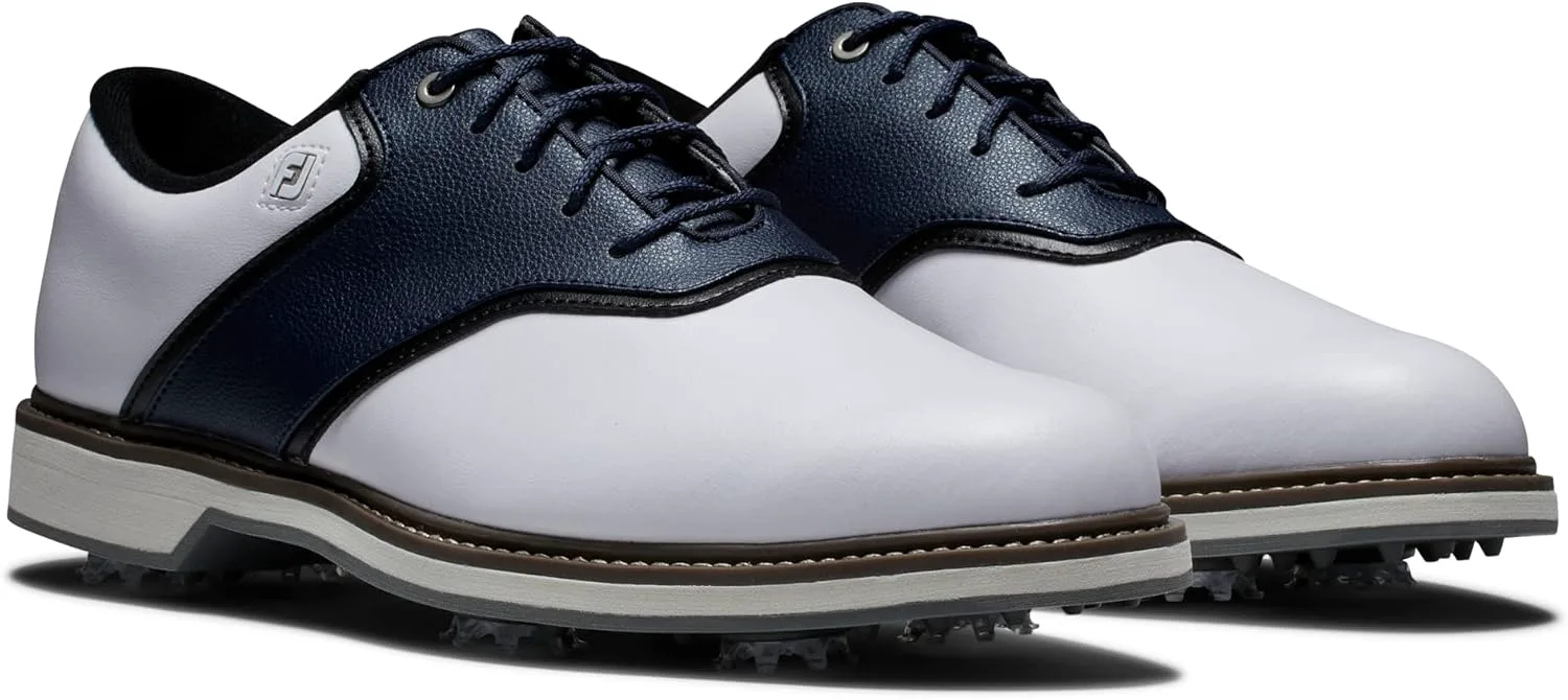 Мужские гольф-туфли FootJoy FJ Originals, белый/синий — фото 4