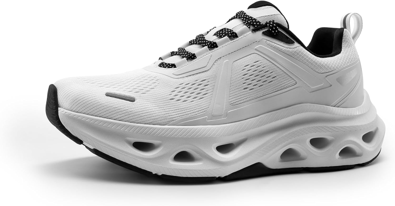 

Мужские комфортные кроссовки NORTIV 8 для ходьбы MovePropel, спортивные, дышащие, для тренажерного зала, тенниса, бега, кросс-тренинга, с нескользящей подошвой, модные беговые кроссовки, белый