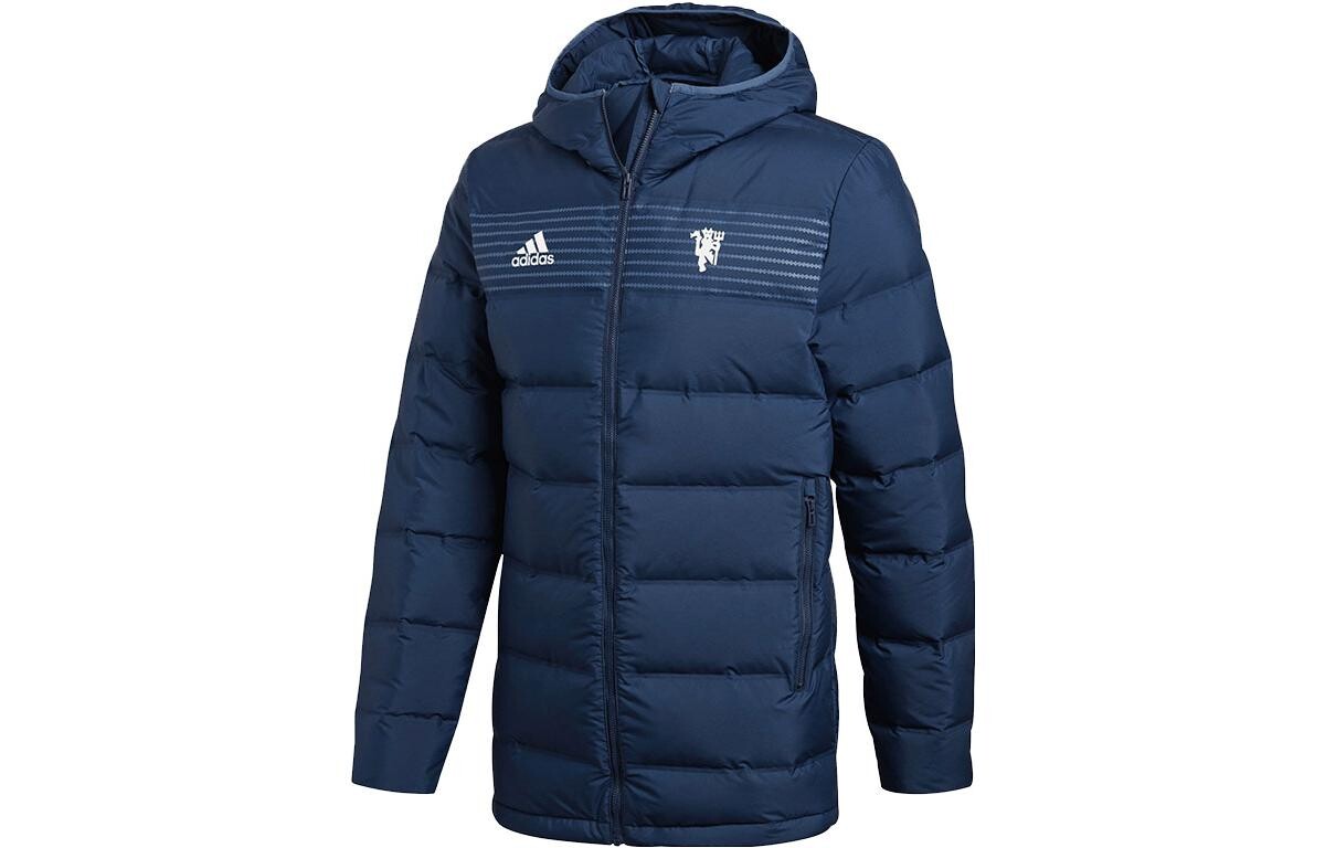 

Пуховик мужской синий Adidas, синий