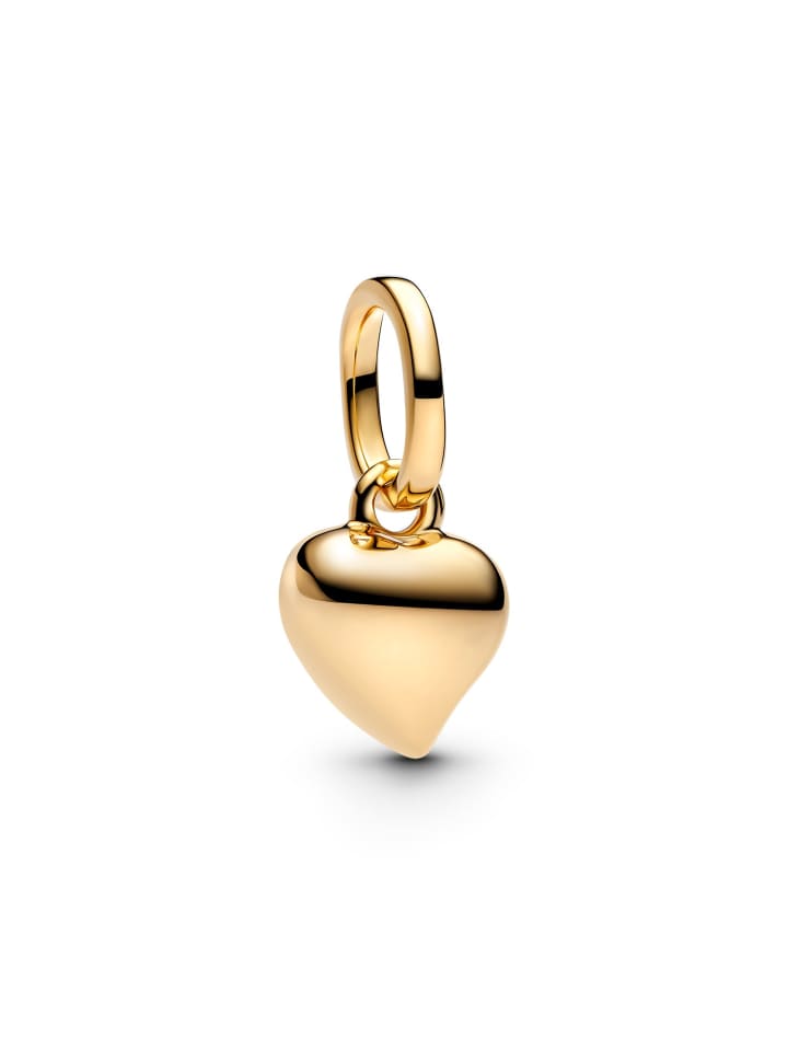 

Pandora Миниатюрный кулон в форме сердца, золотистого цвета