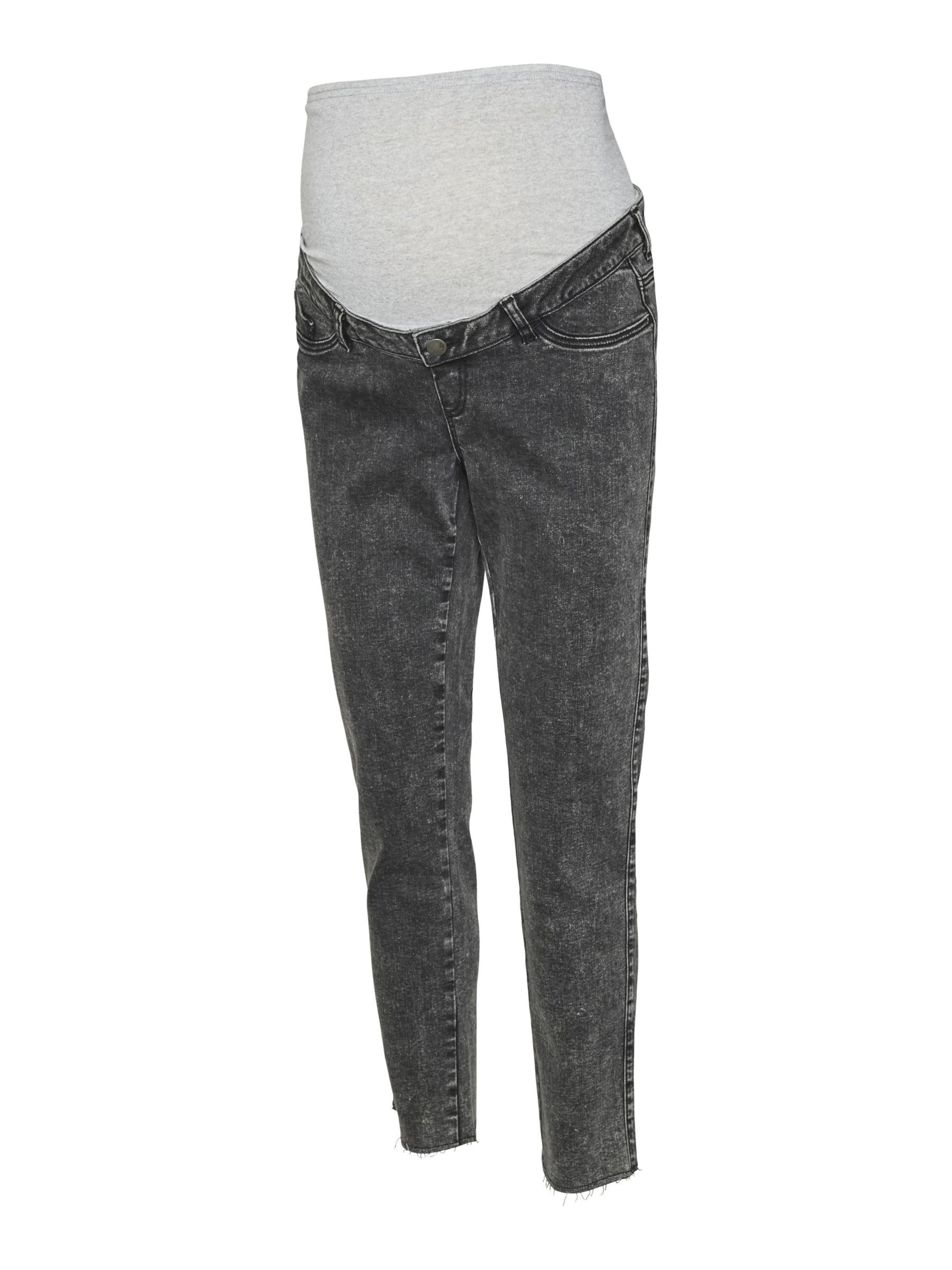 

MAMALICIOUS Джинсы Slim fit в сером цвете, серый деним