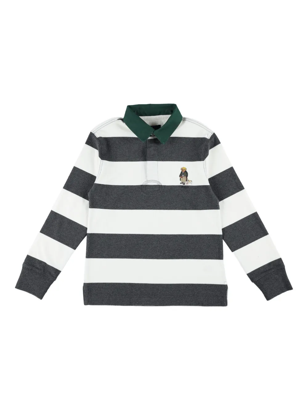 

Полосатая рубашка поло POLO RALPH LAUREN KIDS, черный
