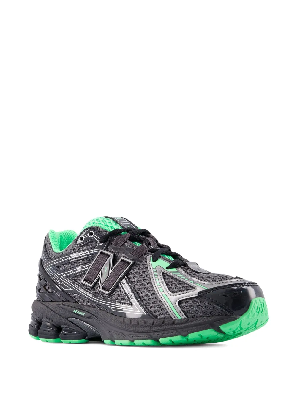 Кроссовки 1906 на шнуровке New Balance Kids, черный — фото 2
