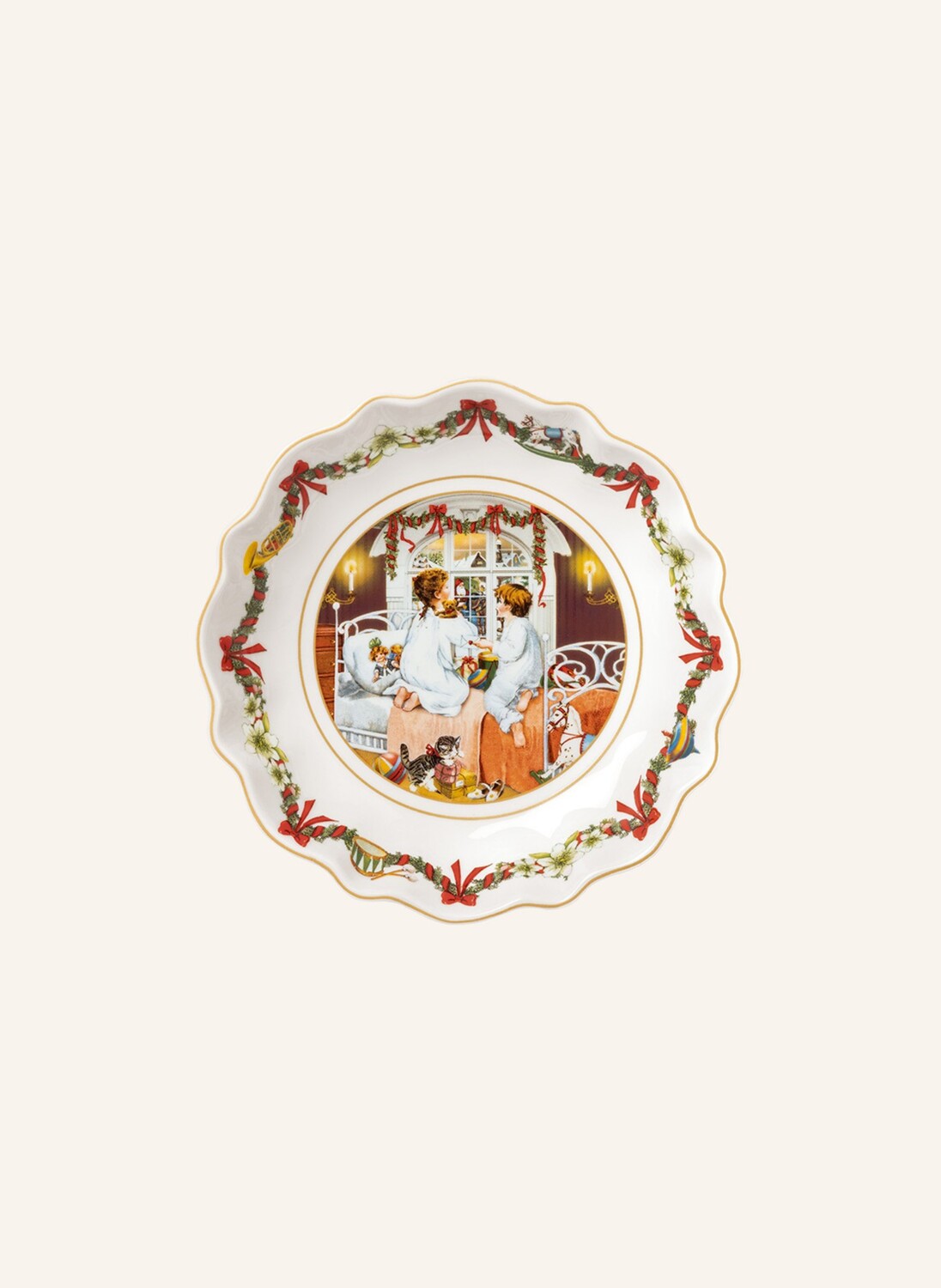 

Чаша Villeroy Boch 2022 ANNUAL CHRISTMAS EDITION, диаметр 16,2 см, желтый/зеленый/синий/красный